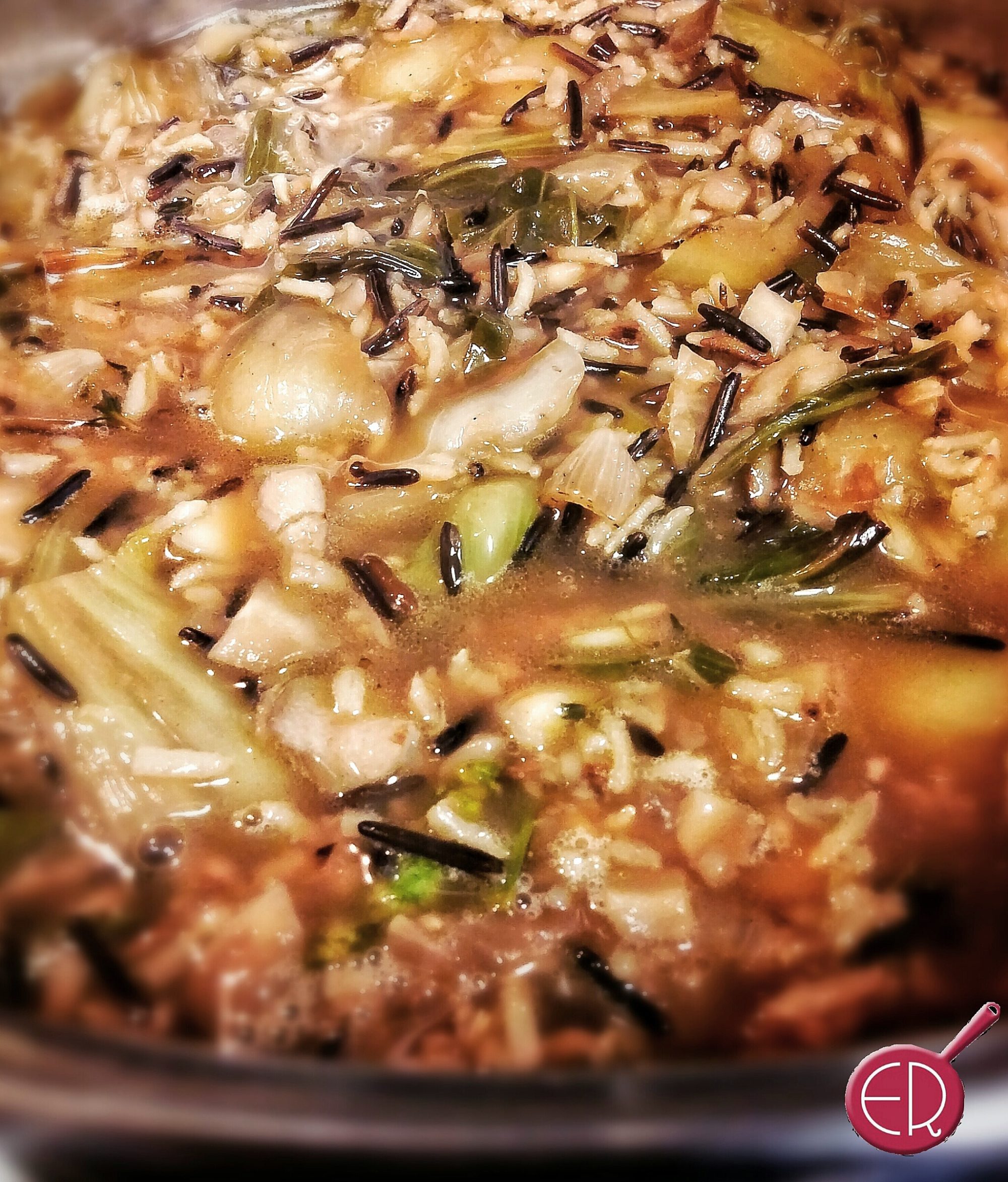 Bok Choy & Wild Rice Soup